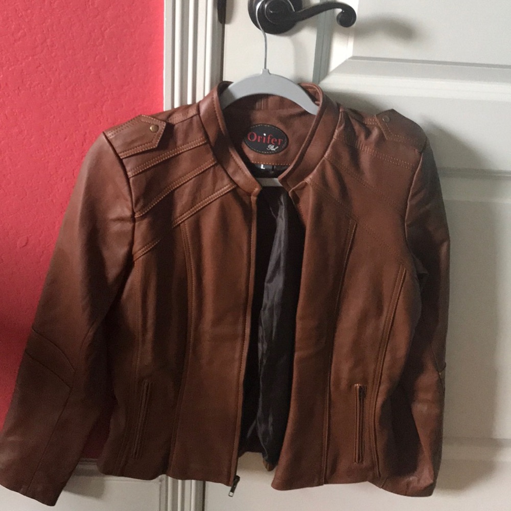 Leather jacket